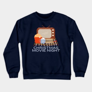 Christmas Movie Night Essentials Crewneck Sweatshirt